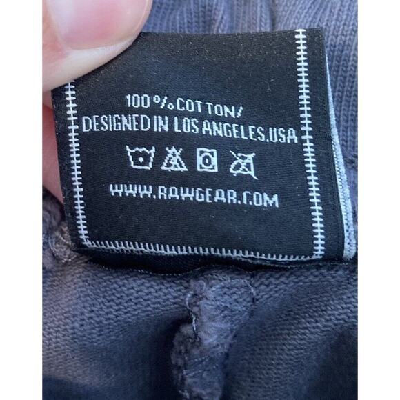 Raw Gear Cargo Sweatpants Jogger Size Small Men’s Gray - Picture 4 of 8